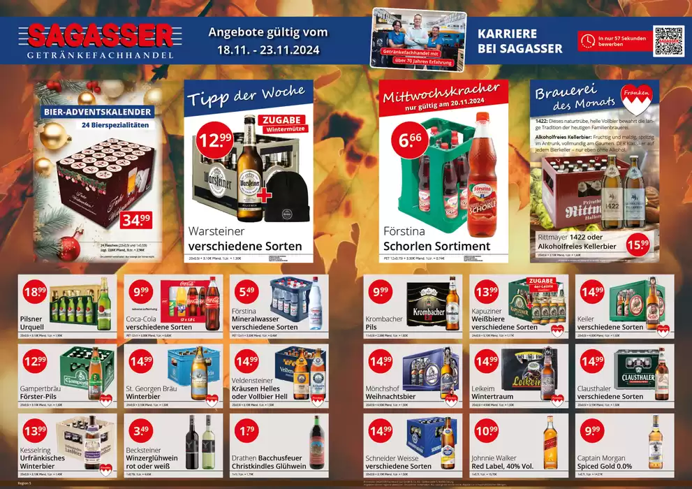 Sagasser Katalog in Sonnefeld | Unsere besten Deals für Sie | 18.11.2024 - 23.11.2024