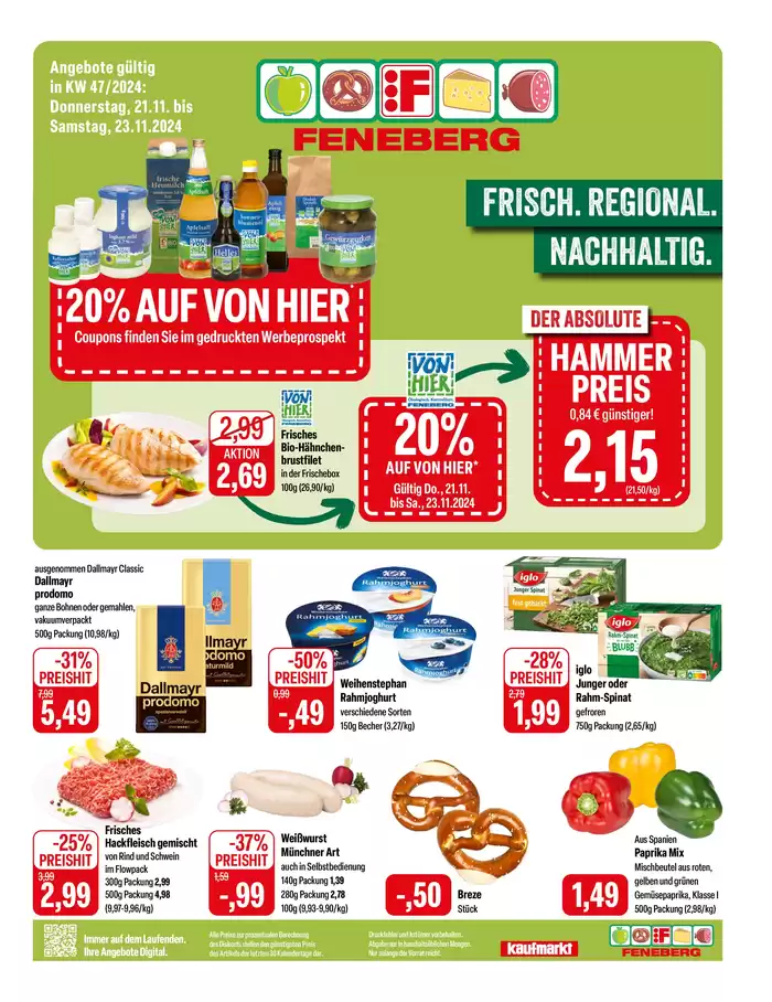 Feneberg Katalog in München | Angebot Feneberg | 21.11.2024 - 23.11.2024