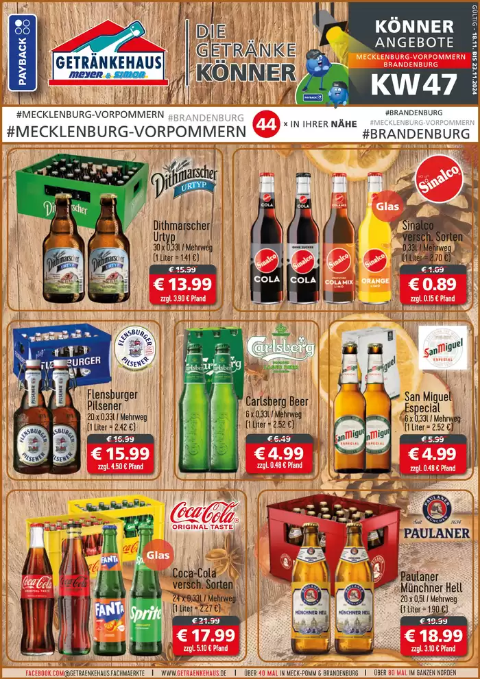 Getränkehaus Katalog in Minden | Aktuelle Deals und Angebote | 18.11.2024 - 23.11.2024