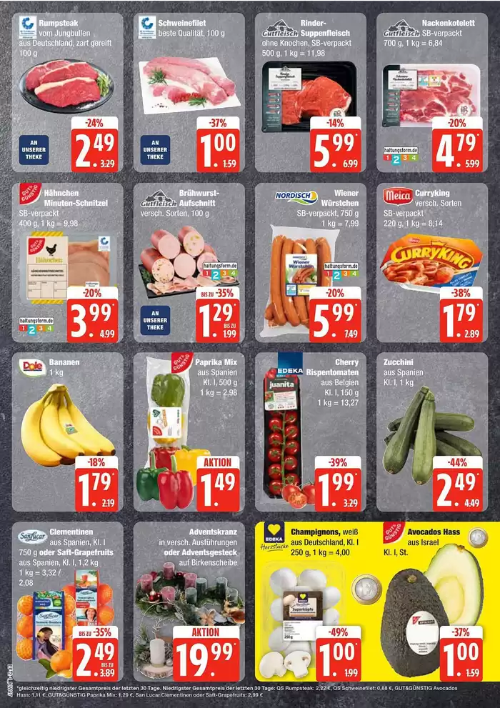 Edeka Frischemarkt Katalog in Carlow | Edeka Frischemarkt flugblatt | 18.11.2024 - 24.11.2024