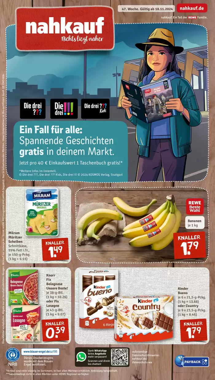 nahkauf Katalog in Welzow | Top-Angebote für alle Schnäppchenjäger | 17.11.2024 - 23.11.2024