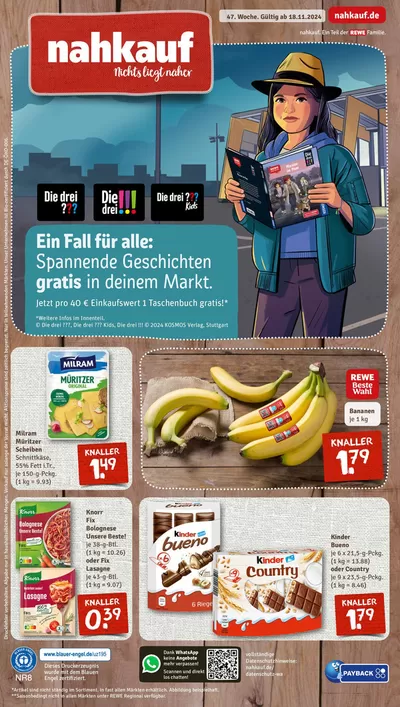 nahkauf Katalog in Berlin | Top-Angebote für alle Schnäppchenjäger | 17.11.2024 - 23.11.2024