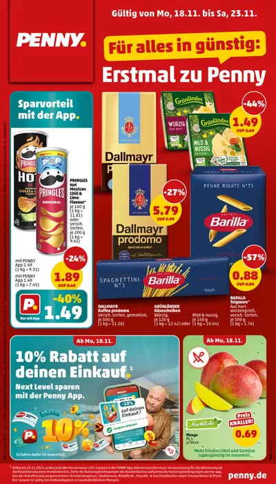 Penny Katalog in Schwerin | Exklusive Deals und Schnäppchen | 18.11.2024 - 23.11.2024