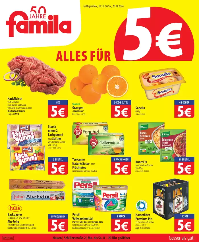 famila Katalog in Nauen | Top-Deals und Rabatte | 17.11.2024 - 23.11.2024