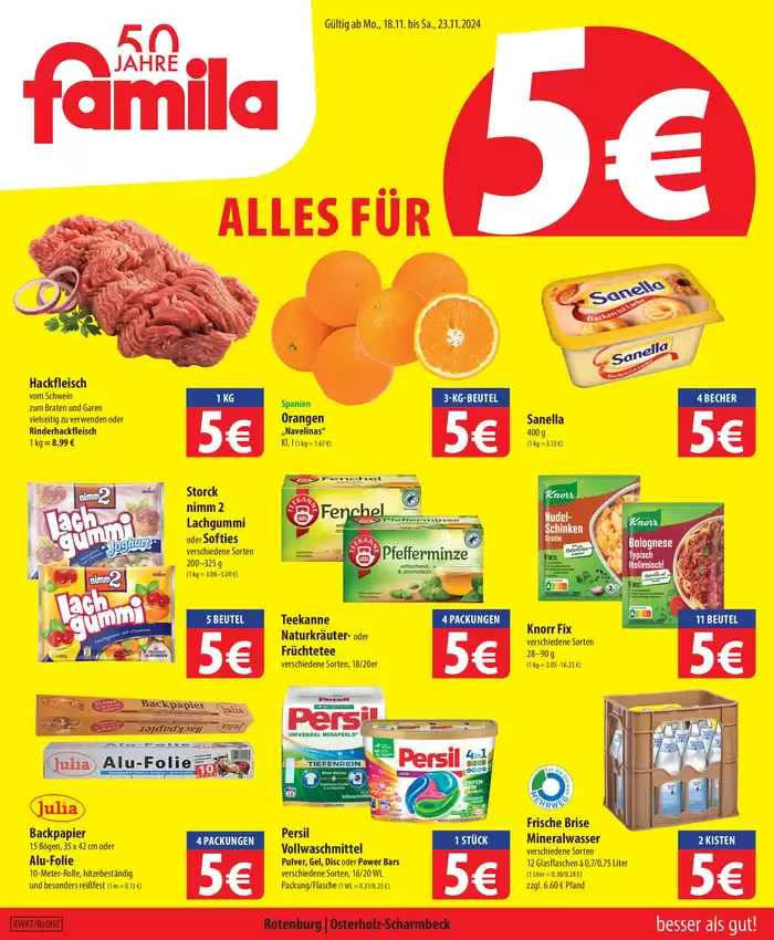 famila Katalog in Osterholz-Scharmbeck | Top-Deals für alle Kunden | 17.11.2024 - 23.11.2024