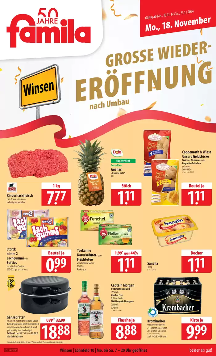 famila Katalog in Winsen (Luhe) | Aktuelle Schnäppchen und Angebote | 17.11.2024 - 23.11.2024