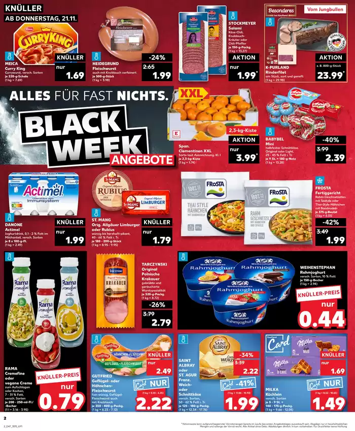 Kaufland Katalog in Ravensburg | Exklusive Deals und Schnäppchen | 21.11.2024 - 27.11.2024