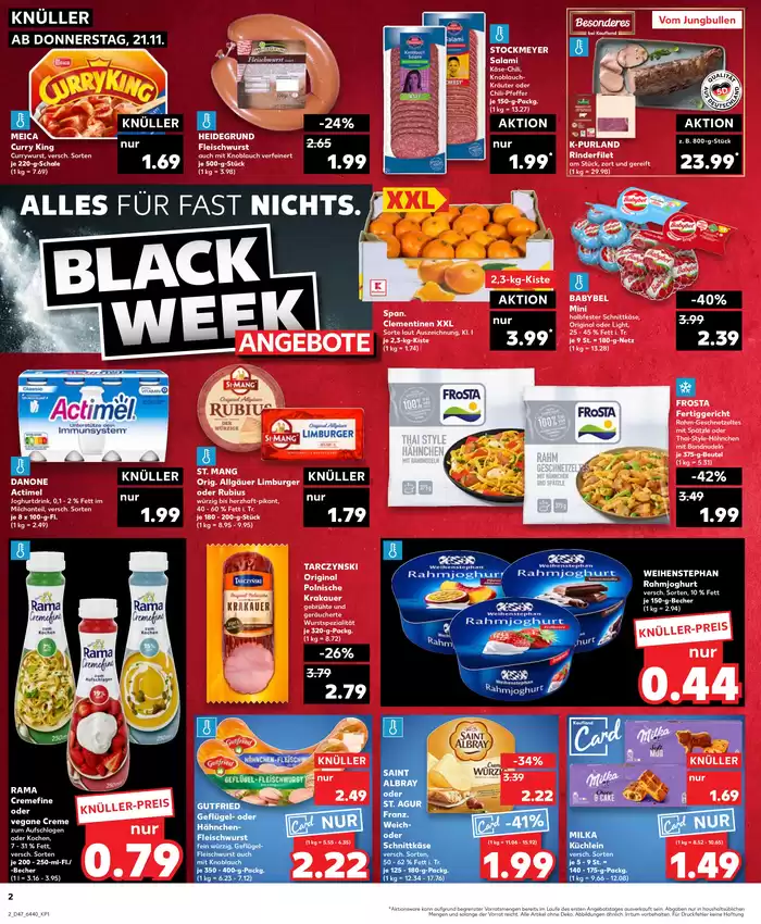 Kaufland Katalog in Limburg an der Lahn | Jetzt sparen mit unseren Deals | 21.11.2024 - 27.11.2024