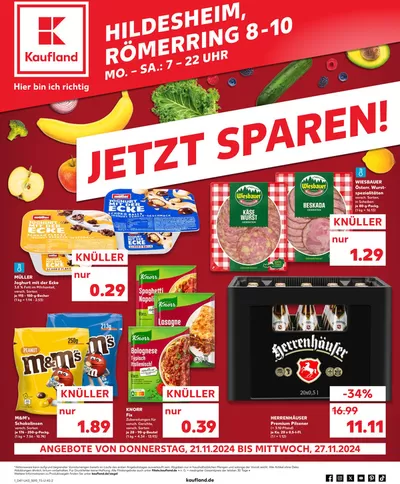 Angebote von Supermärkte in Hildesheim | Unsere besten Schnäppchen in Kaufland | 21.11.2024 - 27.11.2024