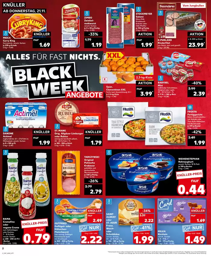 Kaufland Katalog in Meerbusch | Top-Deals und Rabatte | 21.11.2024 - 27.11.2024