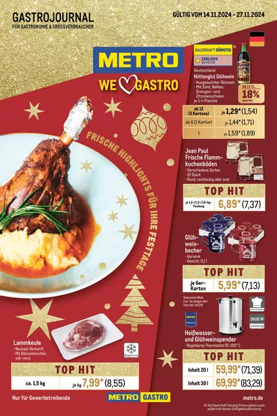 Metro Katalog in Laatzen | GastroJournal | 14.11.2024 - 27.11.2024