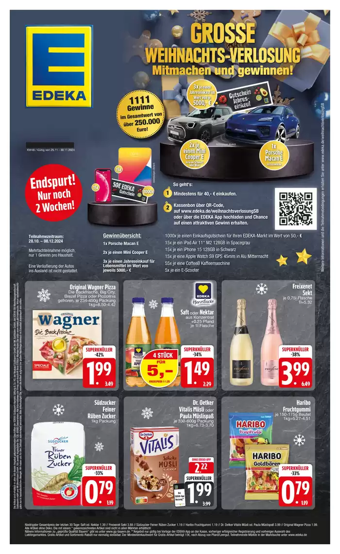 Edeka Scherer Katalog in Schnaitsee | Rabatte und Aktionen | 19.11.2024 - 3.12.2024