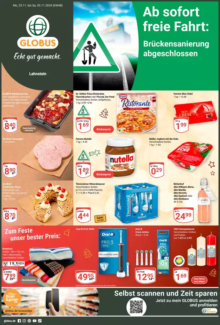 Globus Katalog in Lahnstein | Exklusive Deals für unsere Kunden | 21.11.2024 - 5.12.2024