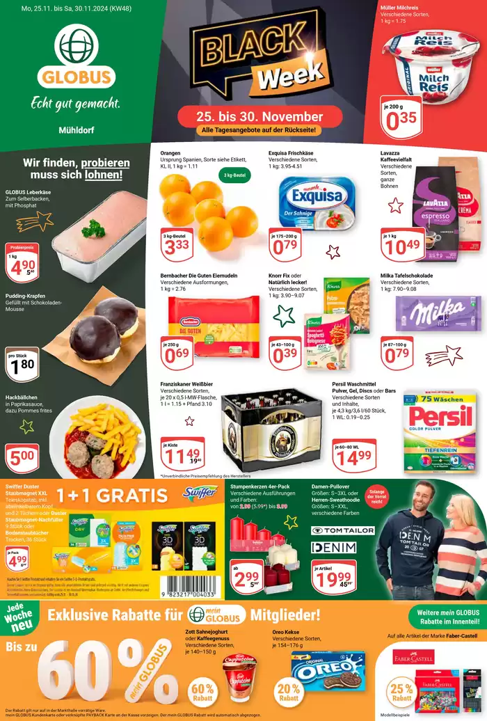 Globus Katalog in Mühldorf | Top-Deals und Rabatte | 21.11.2024 - 5.12.2024