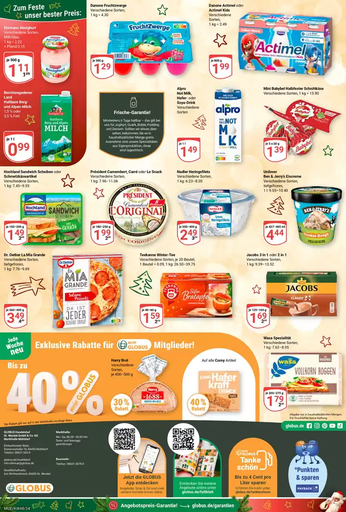 Globus Katalog in Mühldorf | Top-Deals und Rabatte | 21.11.2024 - 5.12.2024