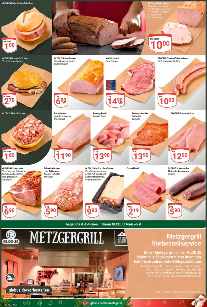 Globus Katalog in Tönisvorst | Angebote für Schnäppchenjäger | 21.11.2024 - 5.12.2024