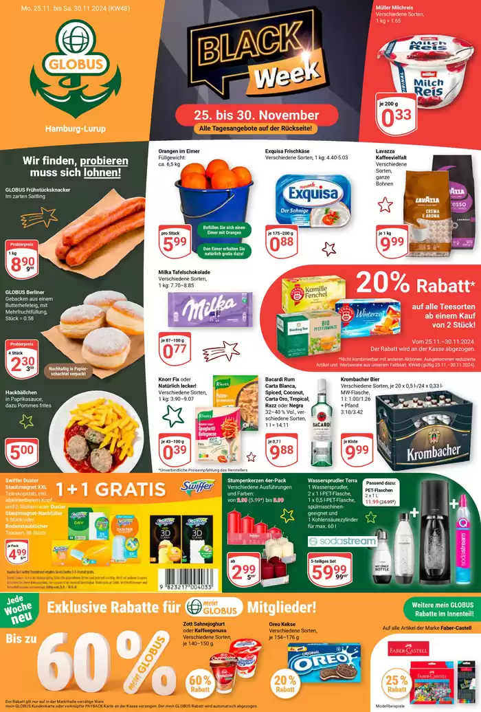 Globus Katalog | Tolles Angebot für Schnäppchenjäger | 21.11.2024 - 5.12.2024