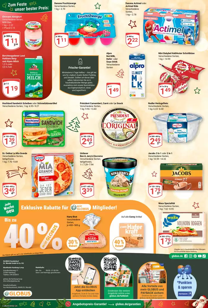 Globus Katalog | Tolles Angebot für Schnäppchenjäger | 21.11.2024 - 5.12.2024