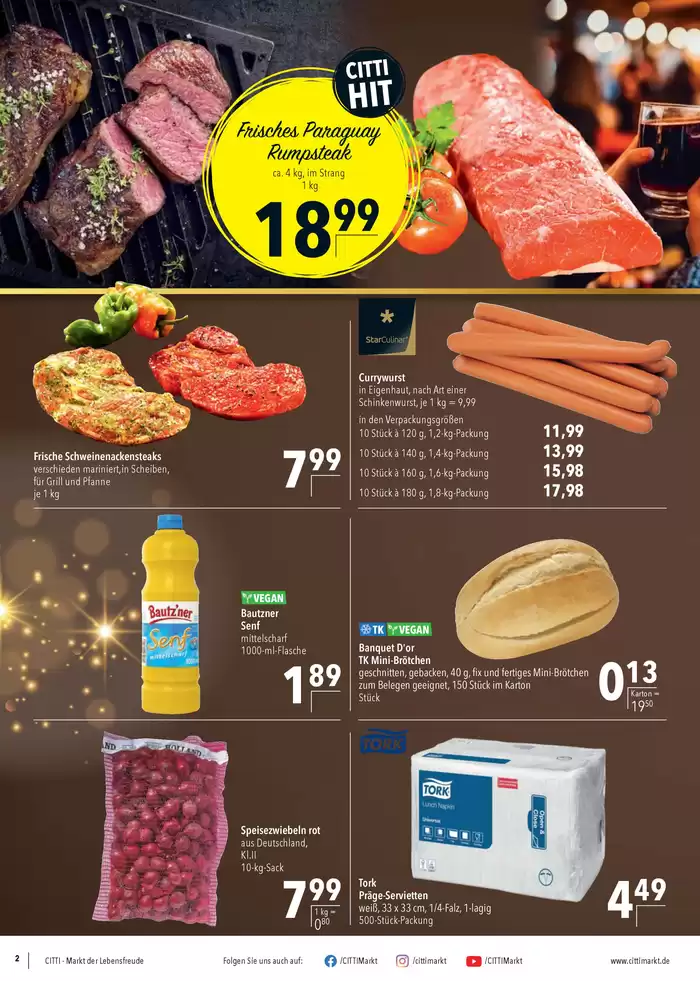 CITTI Markt Katalog in Lübeck | Aktuelle Angebote für Profis | 20.11.2024 - 3.12.2024