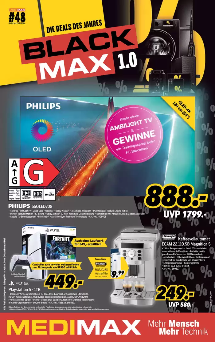 MEDIMAX Katalog in Bautzen | Jetzt sparen mit unseren Deals | 22.11.2024 - 28.11.2024