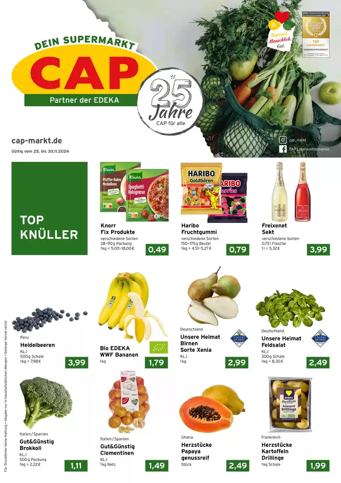 CAP Markt Katalog in Renningen | Jetzt sparen mit unseren Deals | 22.11.2024 - 6.12.2024