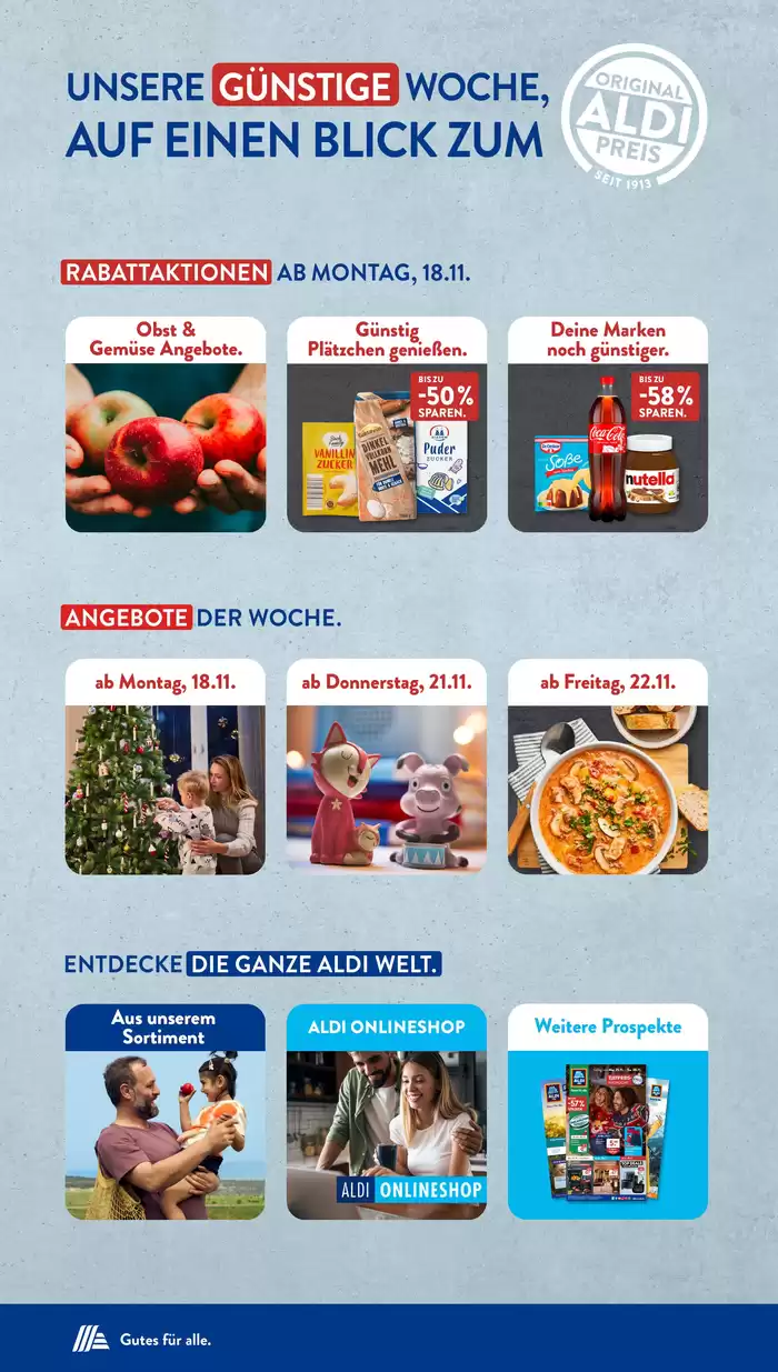 Aldi Süd Katalog in Steinbach (Taunus) | ALDI SÜD Prospekt: aktuelle Angebote | 18.11.2024 - 23.11.2024