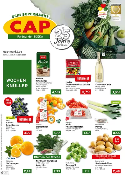 CAP Markt Katalog in Bottrop | Top-Angebote für Sparfüchse | 25.11.2024 - 30.11.2024