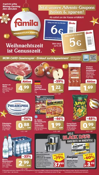 famila Nordwest Katalog in Oldenburg | Markt - Angebote | 24.11.2024 - 30.11.2024