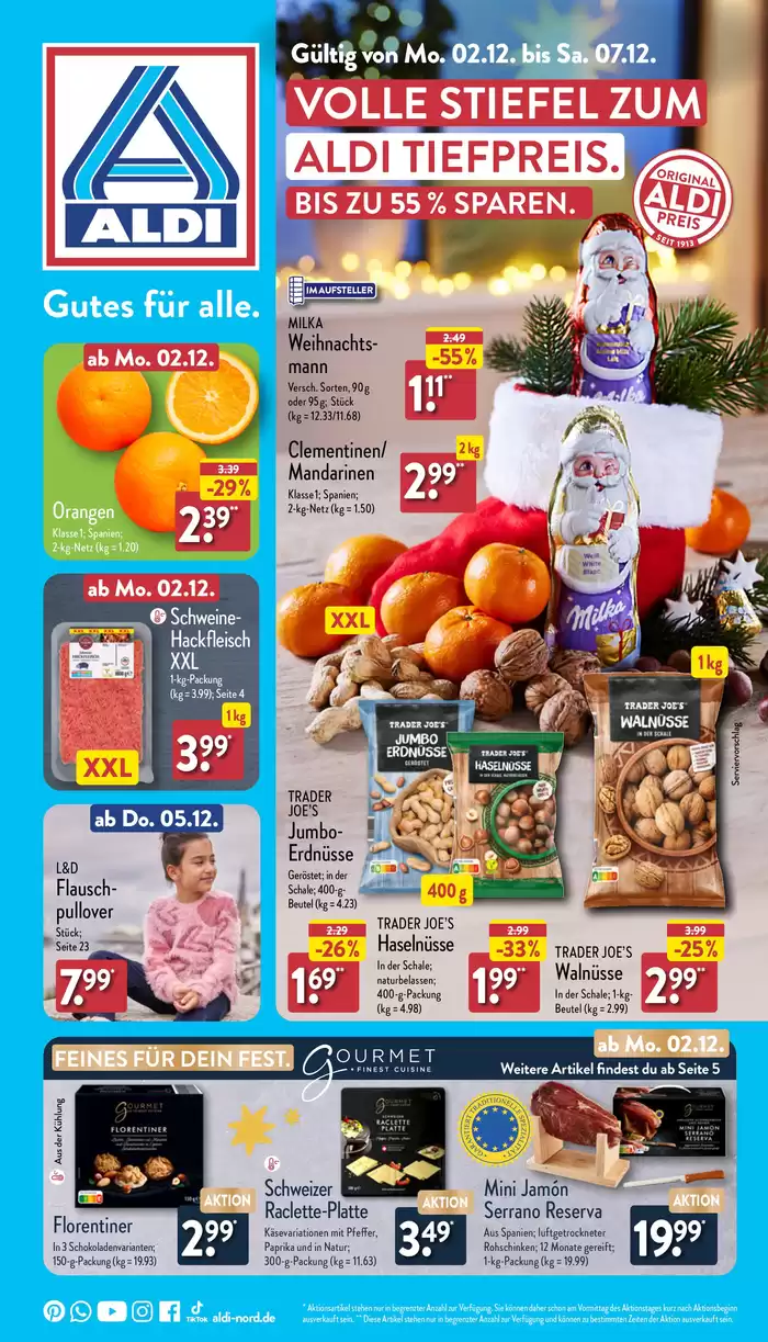 Aldi Nord Katalog in Gelsenkirchen | Exklusive Deals für unsere Kunden | 24.11.2024 - 8.12.2024