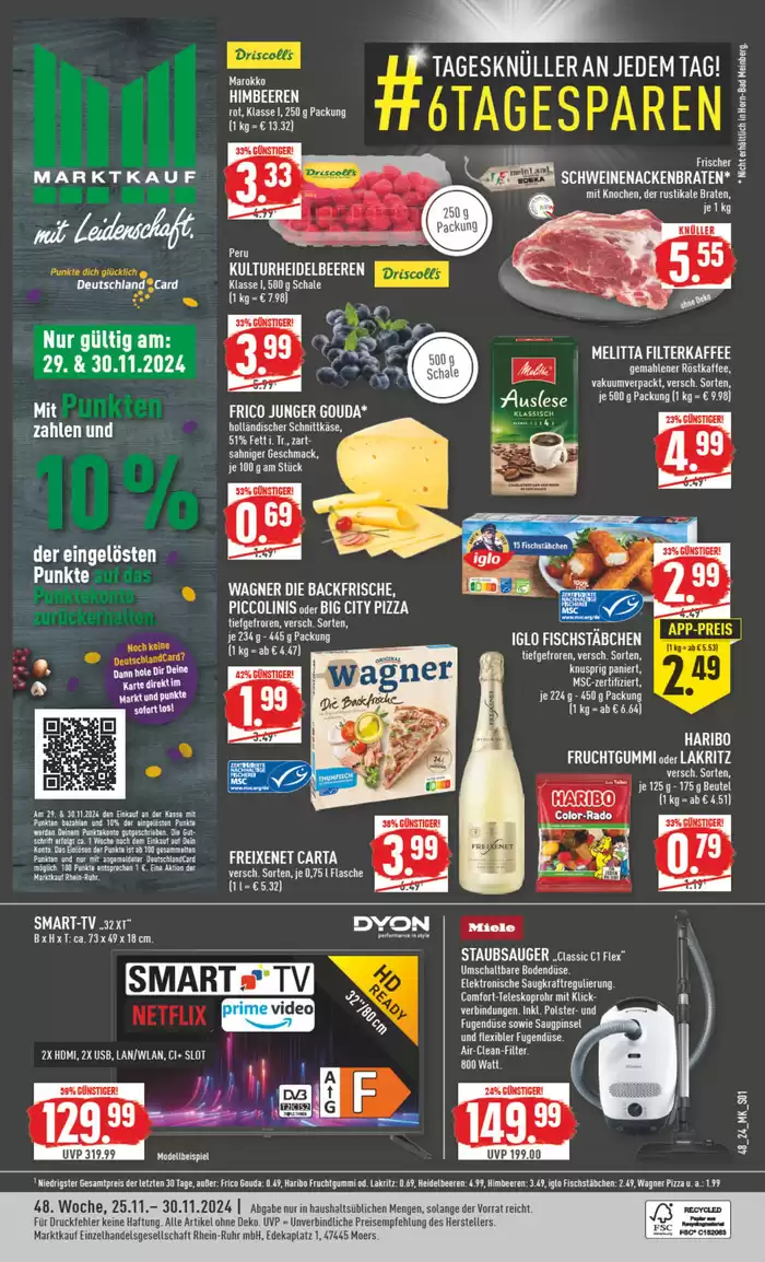 Marktkauf Katalog in Lage (Lippe) | Top-Angebote für alle Schnäppchenjäger | 24.11.2024 - 8.12.2024