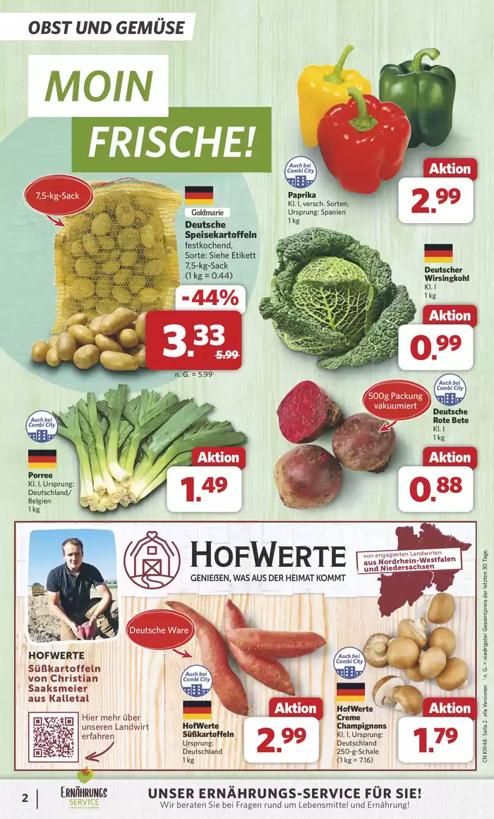 Combi Markt Katalog in Rinteln | Exklusive Deals und Schnäppchen | 24.11.2024 - 30.11.2024