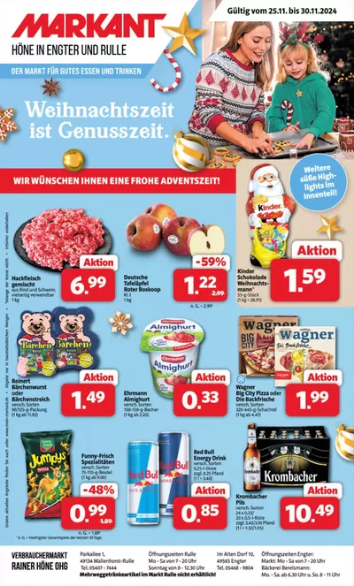 Markant Markt Katalog | Jetzt sparen mit unseren Deals | 24.11.2024 - 30.11.2024