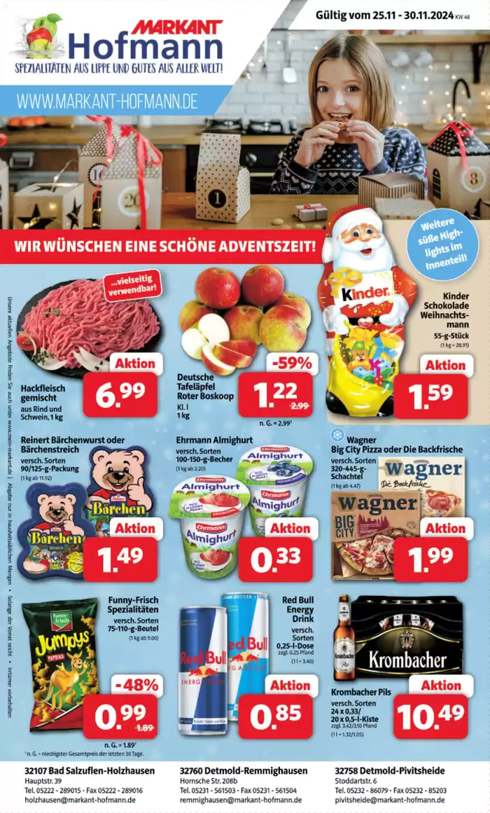 Markant Markt Katalog in Bad Salzuflen | Tolle Rabatte auf ausgewählte Produkte | 24.11.2024 - 30.11.2024