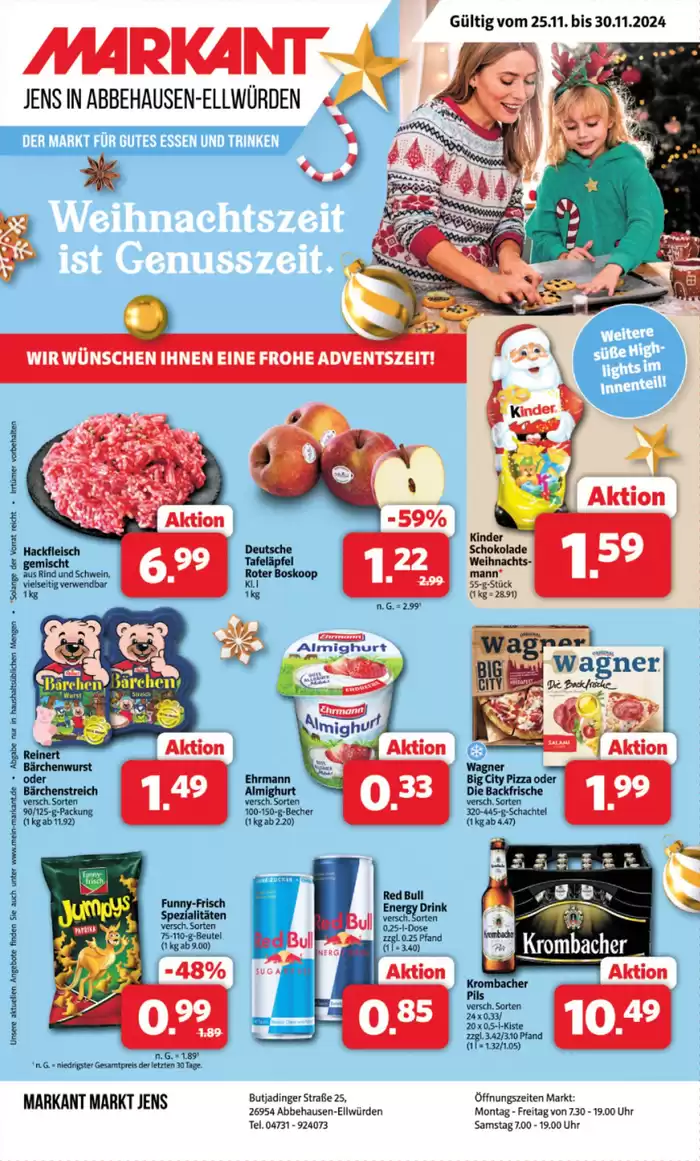 Markant Markt Katalog | Exklusive Deals für unsere Kunden | 24.11.2024 - 30.11.2024