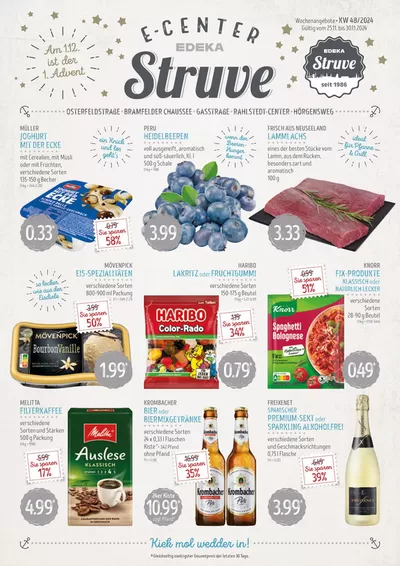 Edeka Struve Katalog in Hamburg | Edeka Struve E-Center | 24.11.2024 - 8.12.2024