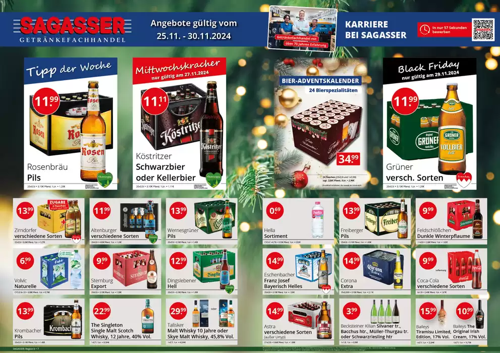 Sagasser Katalog in Weißenborn (Saale-Holzland-Kreis) | Unsere aktuellen Angebote auf einen Blick! | 25.11.2024 - 30.11.2024