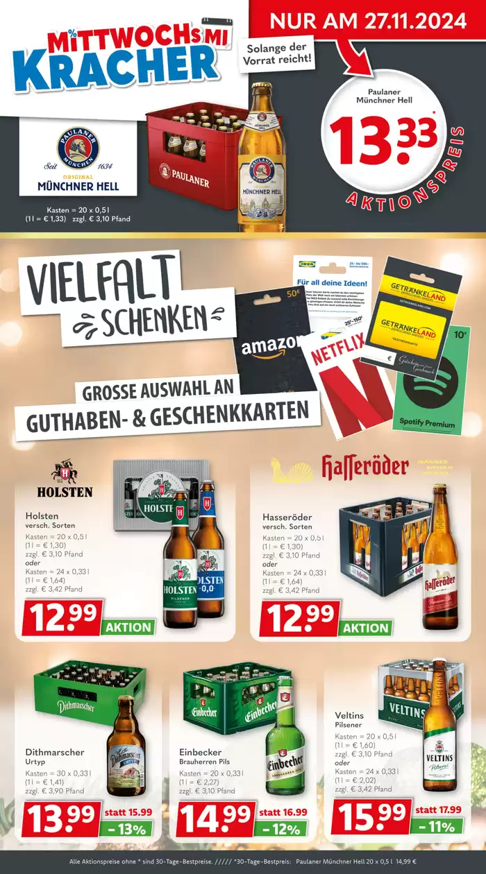 Getränkeland Katalog in Havelberg | Getränkeland Angebote | 24.11.2024 - 8.12.2024