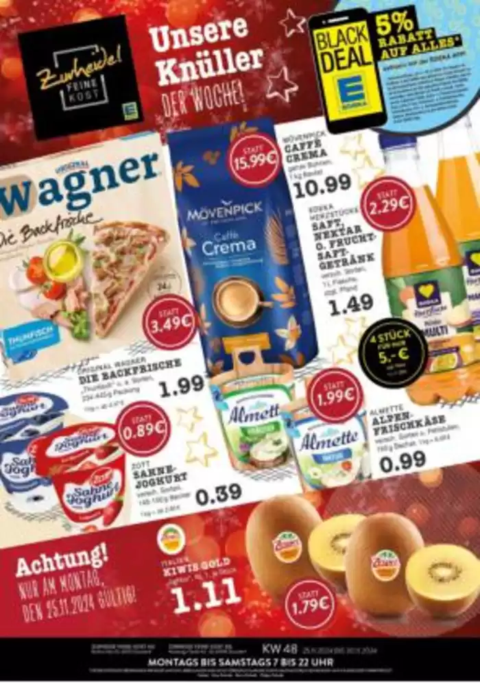 Edeka Zurheide Katalog in Bottrop | Wochenangebote EDEKA Düsseldorf | 24.11.2024 - 8.12.2024