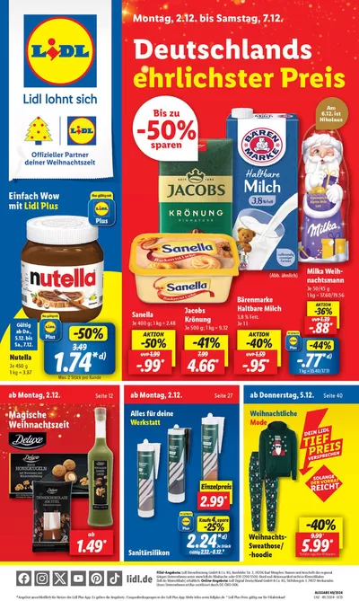 Lidl Katalog in Melle | Aktuelle Deals und Angebote | 2.12.2024 - 7.12.2024