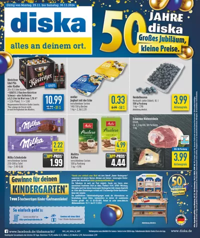 diska Katalog in Krölpa | Diska flugblatt | 25.11.2024 - 9.12.2024