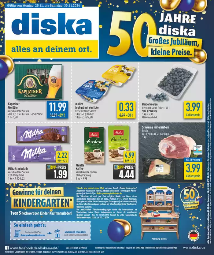 diska Katalog in Krölpa | Jetzt sparen mit unseren Deals | 25.11.2024 - 9.12.2024