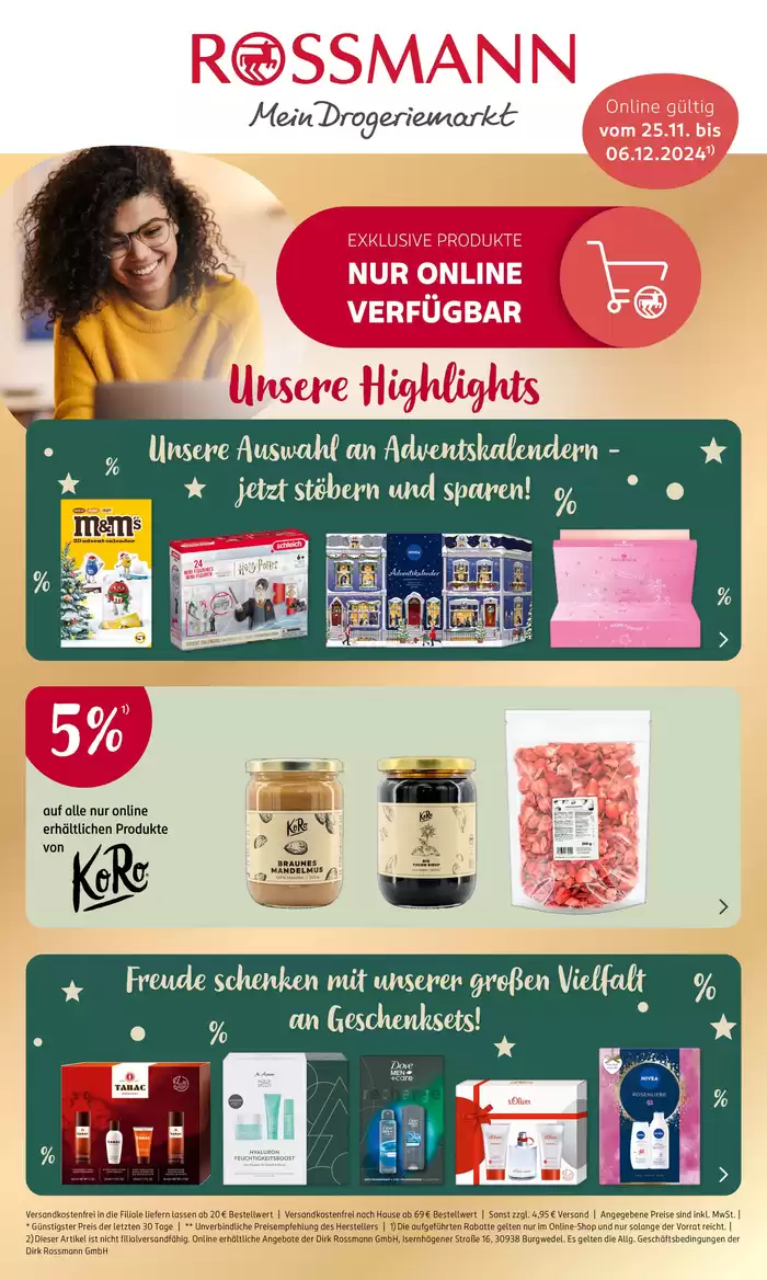 Rossmann Katalog in Roding | Tolles Angebot für Schnäppchenjäger | 23.11.2024 - 6.12.2024