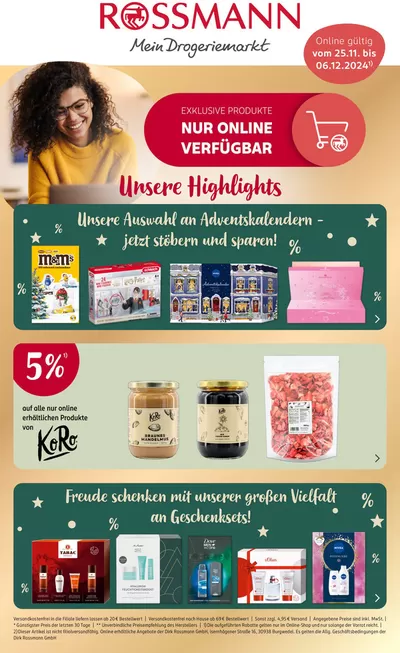 Rossmann Katalog in Oppurg | Tolles Angebot für Schnäppchenjäger | 23.11.2024 - 6.12.2024