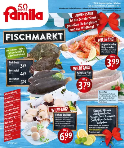 Angebote von Supermärkte in Tangstedt (Stormarn) | Fischmarkt in famila | 24.11.2024 - 7.12.2024