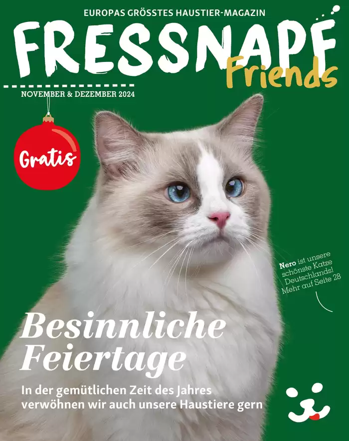 Fressnapf Katalog in Nettetal | FRESSNAPF FRIENDS | 25.11.2024 - 31.12.2024