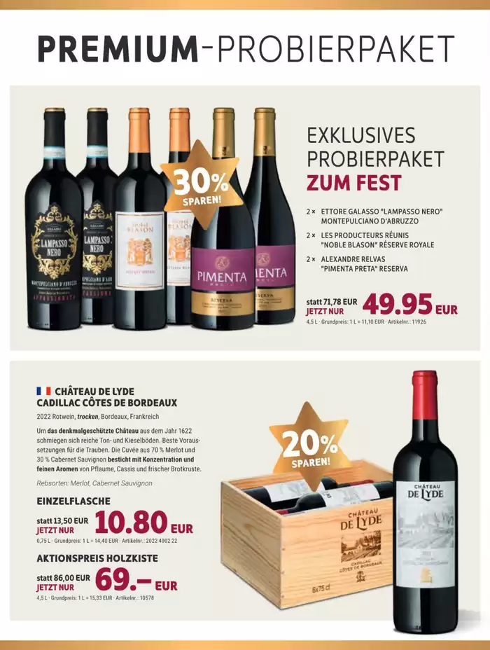 Vino Weinmarkt Katalog in Köln | Es Wird Ein Fest! | 25.11.2024 - 31.12.2024