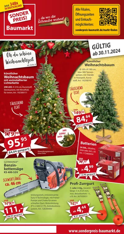 Angebote von Baumärkte und Gartencenter in Nürnberg | Tolle Rabatte auf ausgewählte Produkte in Sonderpreis Baumarkt | 26.11.2024 - 10.12.2024