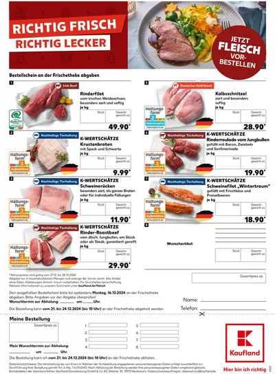 Kaufland Katalog in Bremen | Rabatte und Aktionen | 25.11.2024 - 16.12.2024