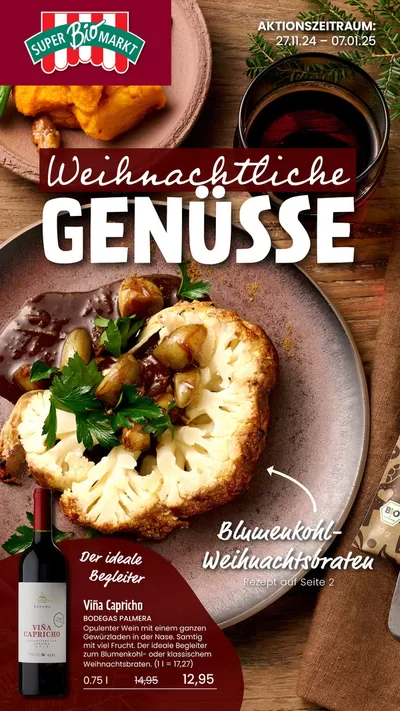 Angebote von Biomärkte in Witten | Weihnachtliche GENÜSSE in Superbiomarkt | 27.11.2024 - 7.1.2025