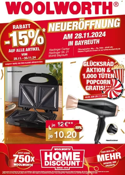 Woolworth Katalog in Burgdorf (Wolfenbüttel) | Unser neuer Prospekt 28/11 | 28.11.2024 - 30.11.2024